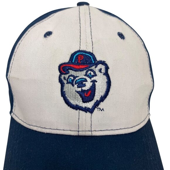 Pawtucket Red Sox Pawsox Bear Logo Cap Adjustable Minor League Baseball Defunct - Picture 2 of 8